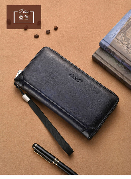 Men’s Vintage Patina Long Wallet