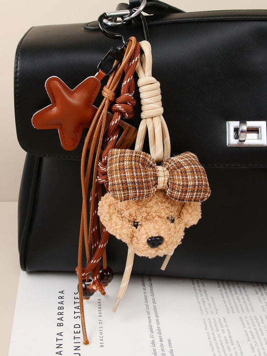 Bowtie Brown Plush Puppy