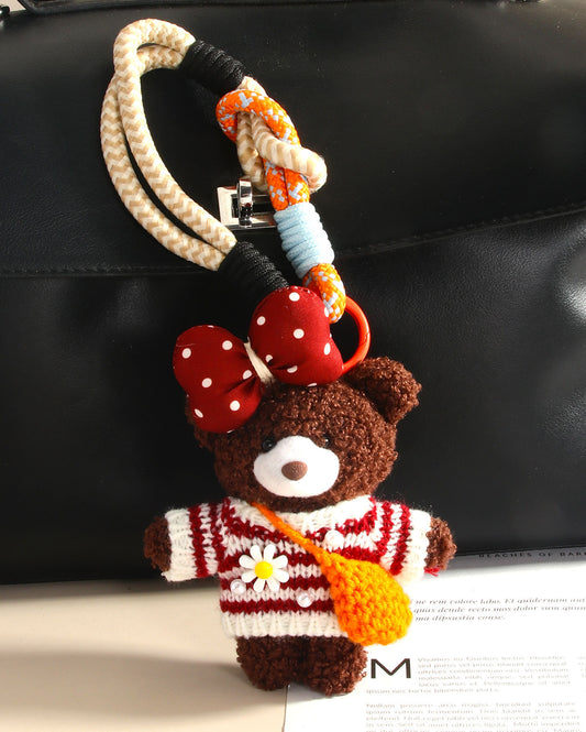 Brown Sweater Hugging Teddy