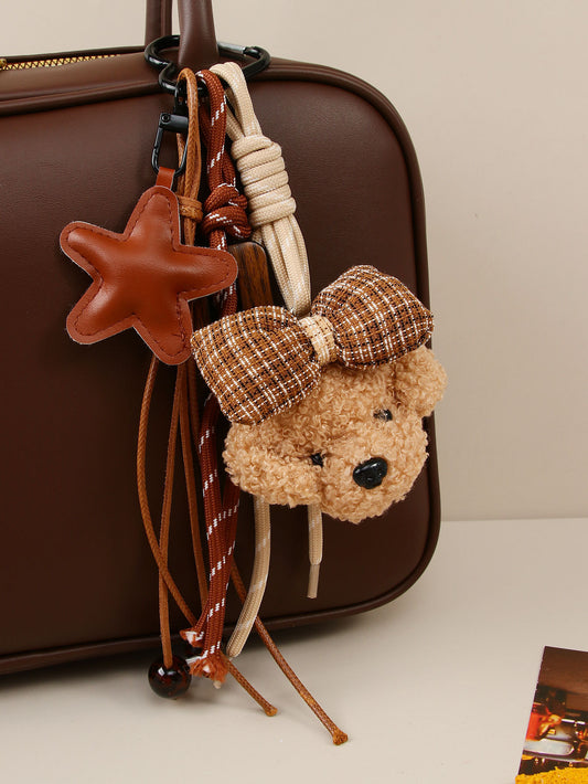 Bowtie Brown Plush Puppy
