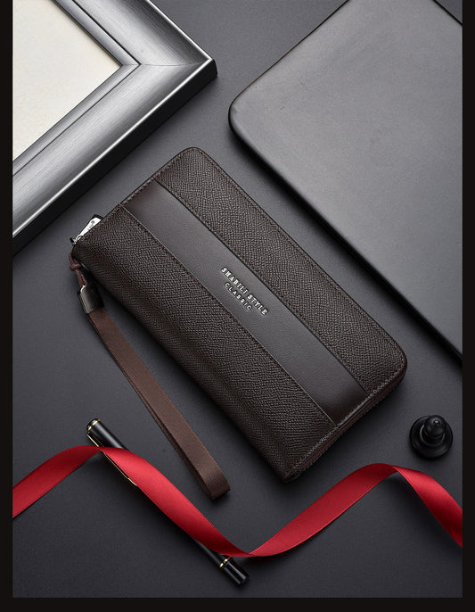 New Men’s PU Leather Long Wallet