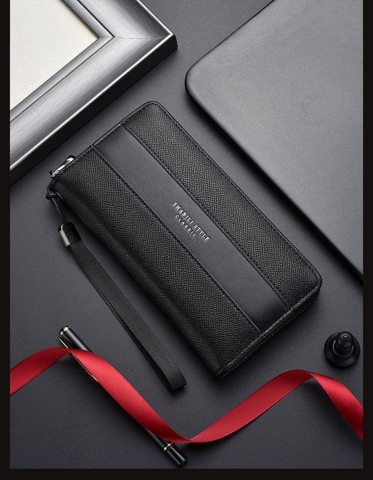 New Men’s PU Leather Long Wallet