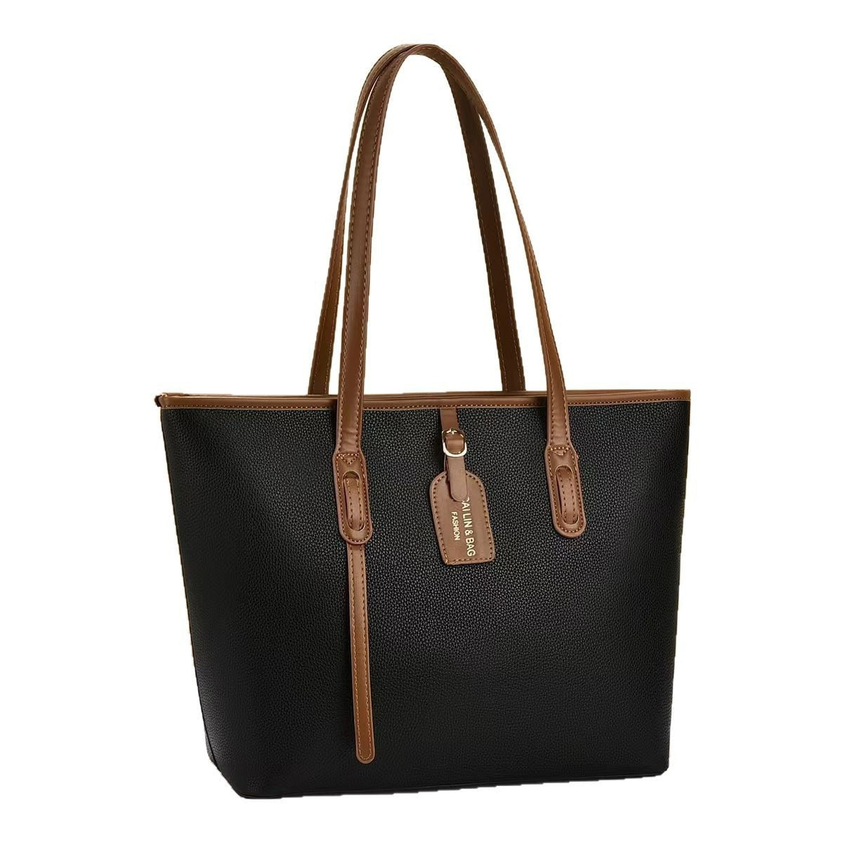 New Minimalist Large-Capacity Tote Bag – Solid-Colour Everyday Handbag for Women