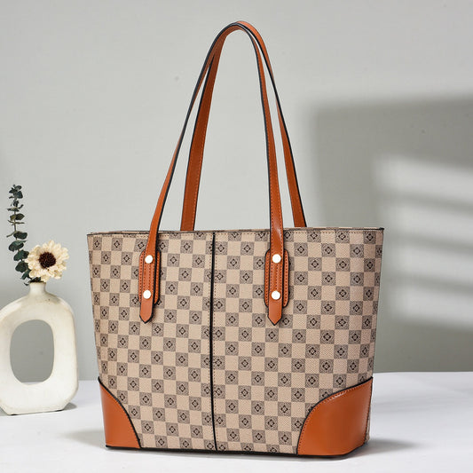 Vintage Pattern Tote Bag – Large HandbagShoulder Bag for Women